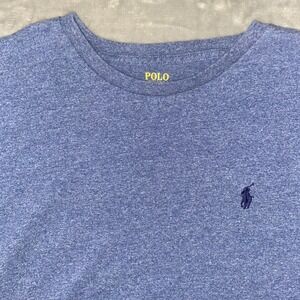 Polo Ralph Lauren Men Classic Fit Crew Neck T Shirt Blue Heather Size L